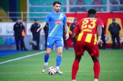 Çaykur Rizespor-Zecorner Kayserispor: 0-1 (MAÇ SONUCU)