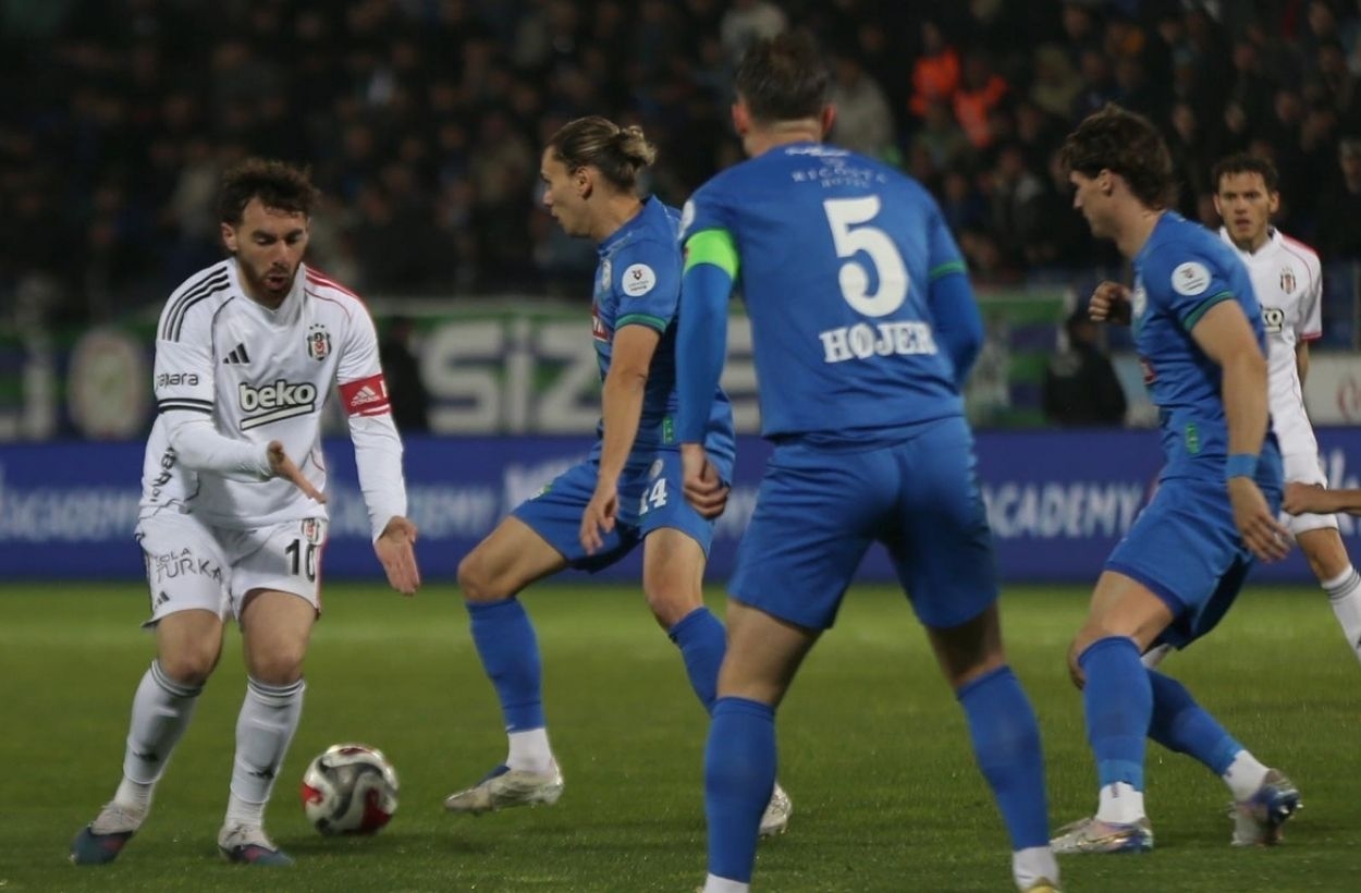 Çaykur Rizespor-Beşiktaş: 2-2 (MAÇ SONUCU)