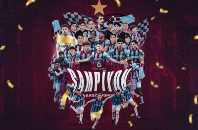 Trabzonspor U19 üst üst üçüncü kez şampiyon
