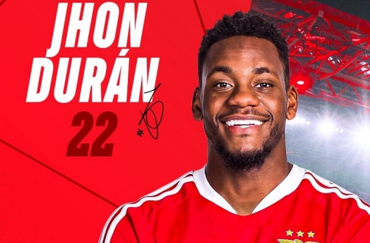 Jhon Duran resmen Benfica'da!
