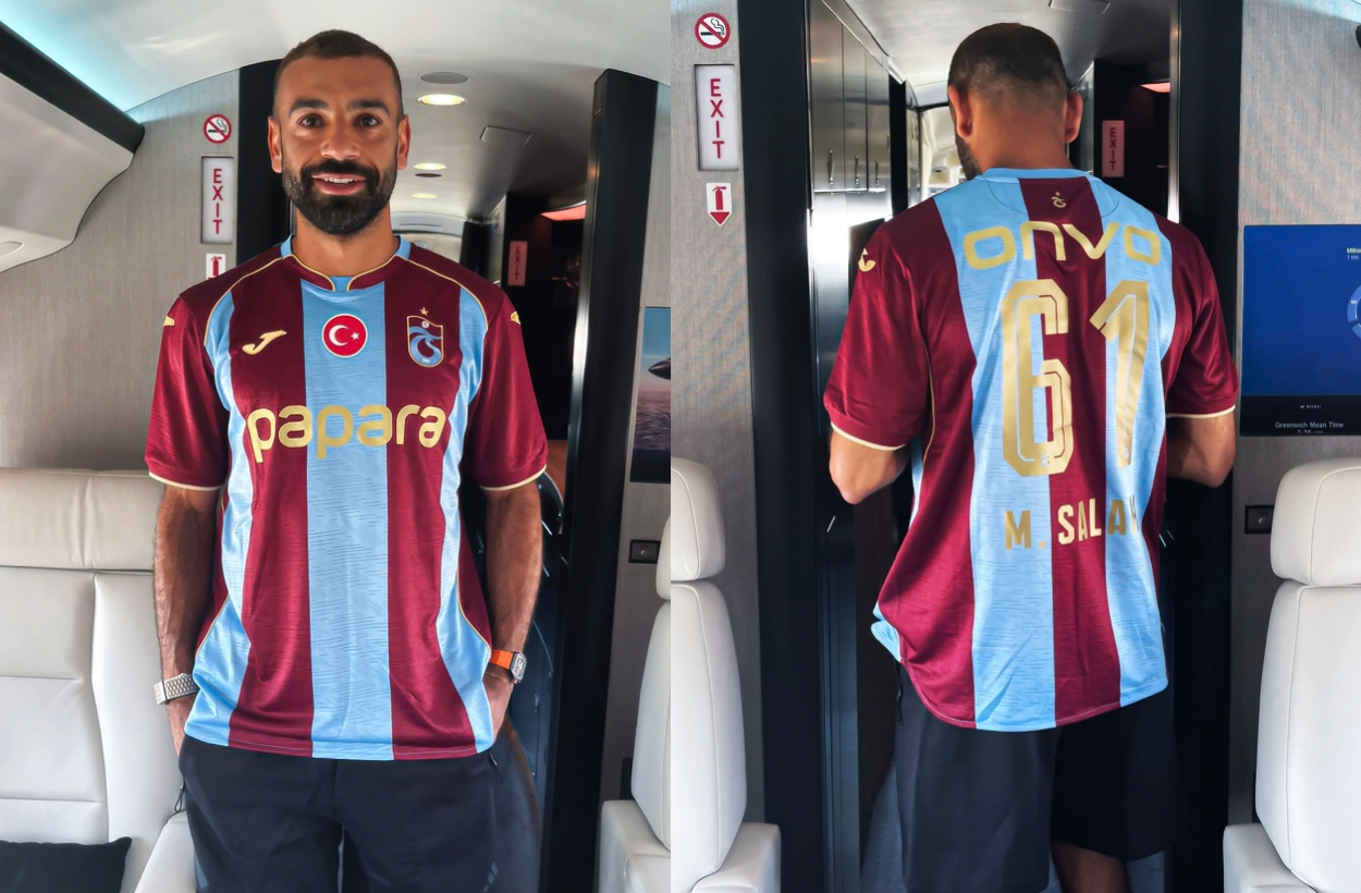 Salah Trabzonspor formasını giydi, ilk mesajını verdi