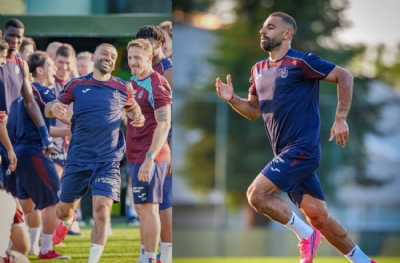 Salah sahaya indi: Trabzonspor ile ilk idman