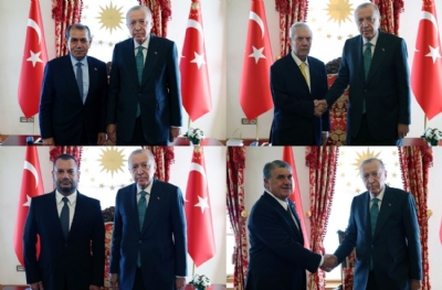 Cumhurbaşkanı Erdoğan, 4 büyükleri kabul etti