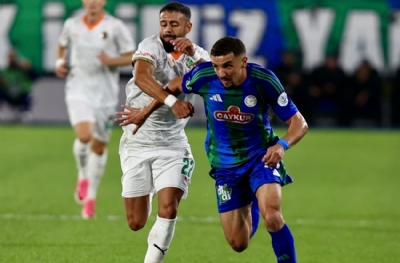 Çaykur Rizespor - Alanyaspor: 0-1 (MAÇ SONUCU)