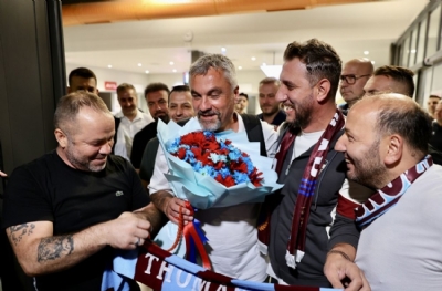 Trabzonspor yeni hocasına kavuştu: Reis Trabzon'da