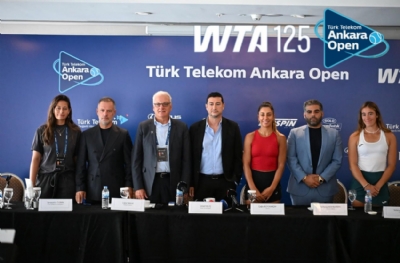 WTA 125 Türk Telekom Ankara Open açılış toplantısında basın mensuplarıyla buluştu