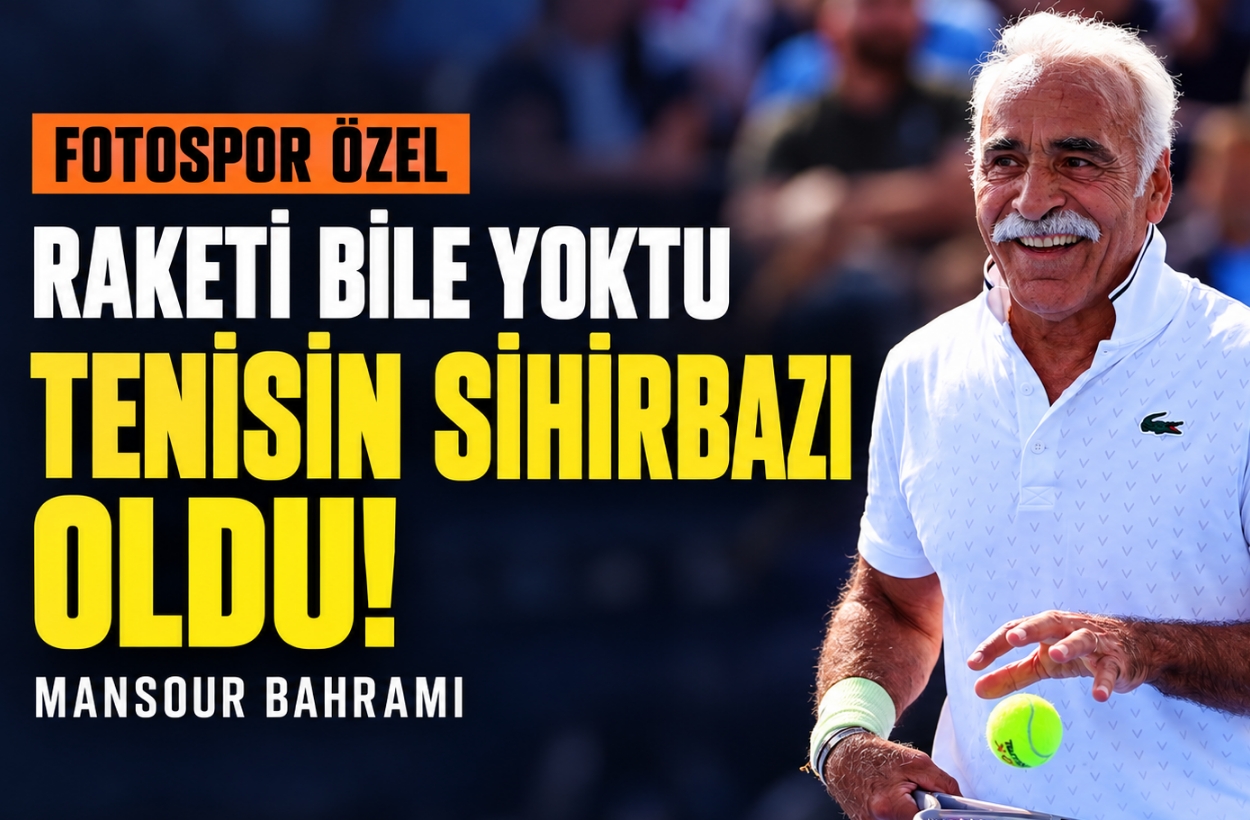 Raketi yoktu, tenisin sihirbazı oldu! Mansour Bahrami Fotospor’a anlattı