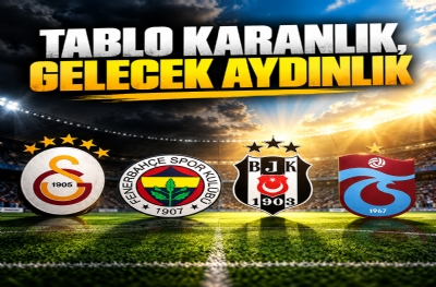 Tablo karanlık, gelecek aydınlık