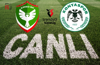 Amedspor-Konyaspor: (CANLI ANLATIM)