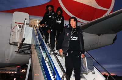 Beşiktaş kafilesi Trabzon'da