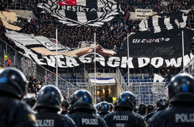 Beşiktaş Alman polisinin tüylerini ürpertti