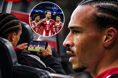 Kulübede Galatasaray'ı telefonda Bayern'i izliyor!